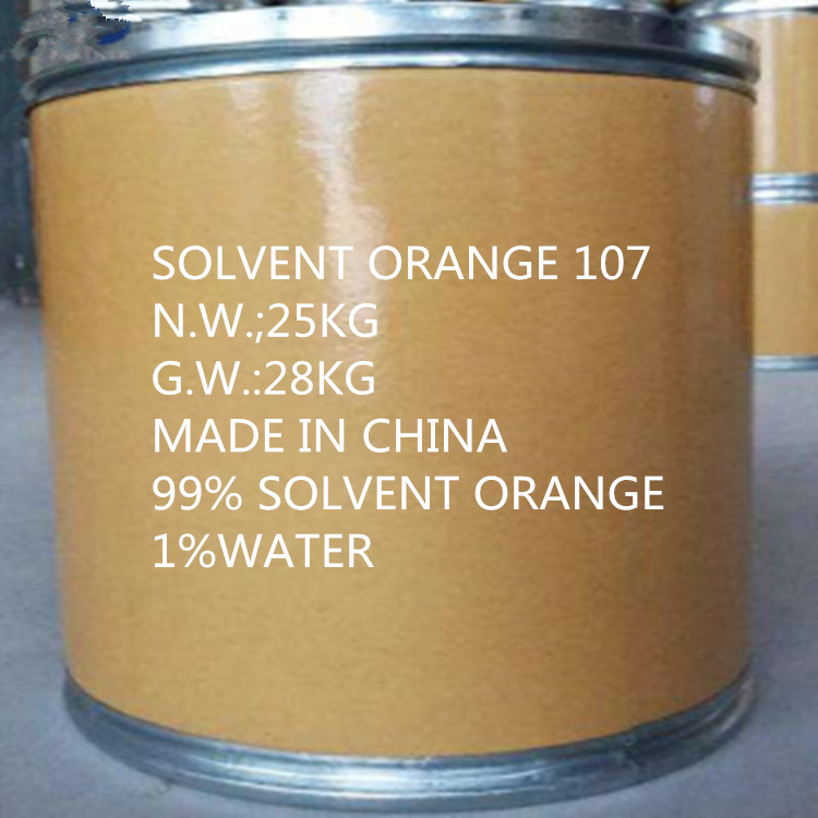 Solvent Orange 107 Polyester Fiber Staining High Coloring Strength with Bright Colors 