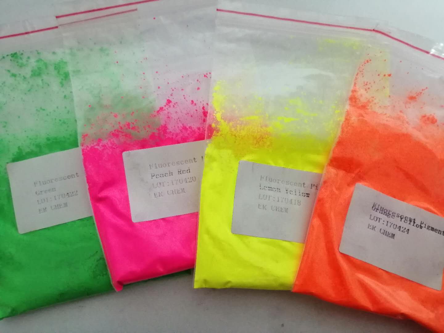 Fluorescent Pigment Powder Type Transparent Fluorescent Colorant for Solvent Based Printing Inks 